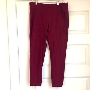 Banana Republic Devon pants size 14, Burgundy/wine/Maroon color, Gently used